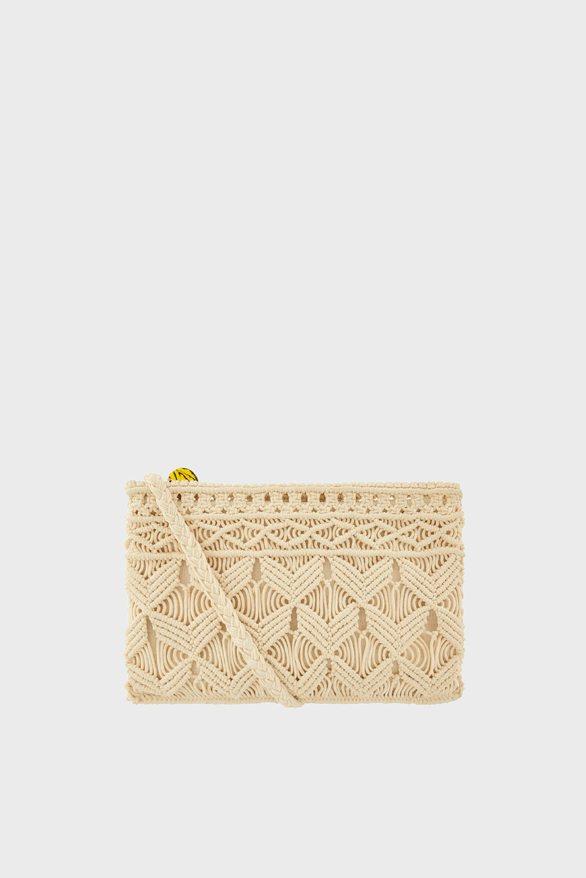 

Женская бежевая сумка MACRAME POUCH Accessorize OS 889093