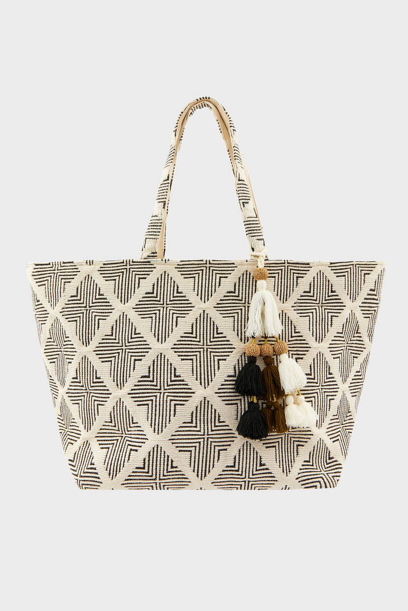 

Женская сумка GEO WOVEN BEACH TOTE Accessorize OS 890028