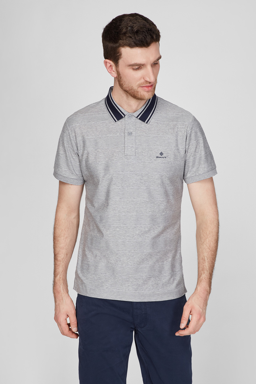 

Мужское серое поло TEXTURE STRIPE Gant  2012070, Мужское серое поло TEXTURE STRIPE Gant XL 2012070
