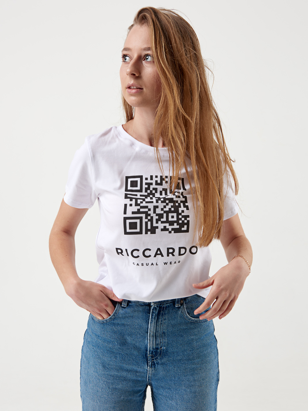 

Футболка Riccardo FW01QR 48-50 Белая