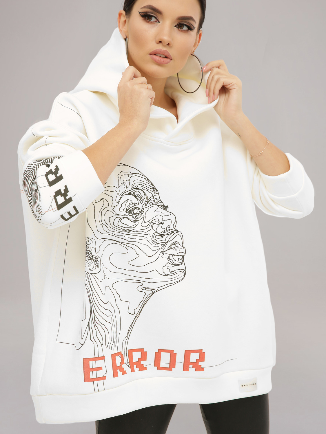 

Худи Riccardo White Error One Size Белое