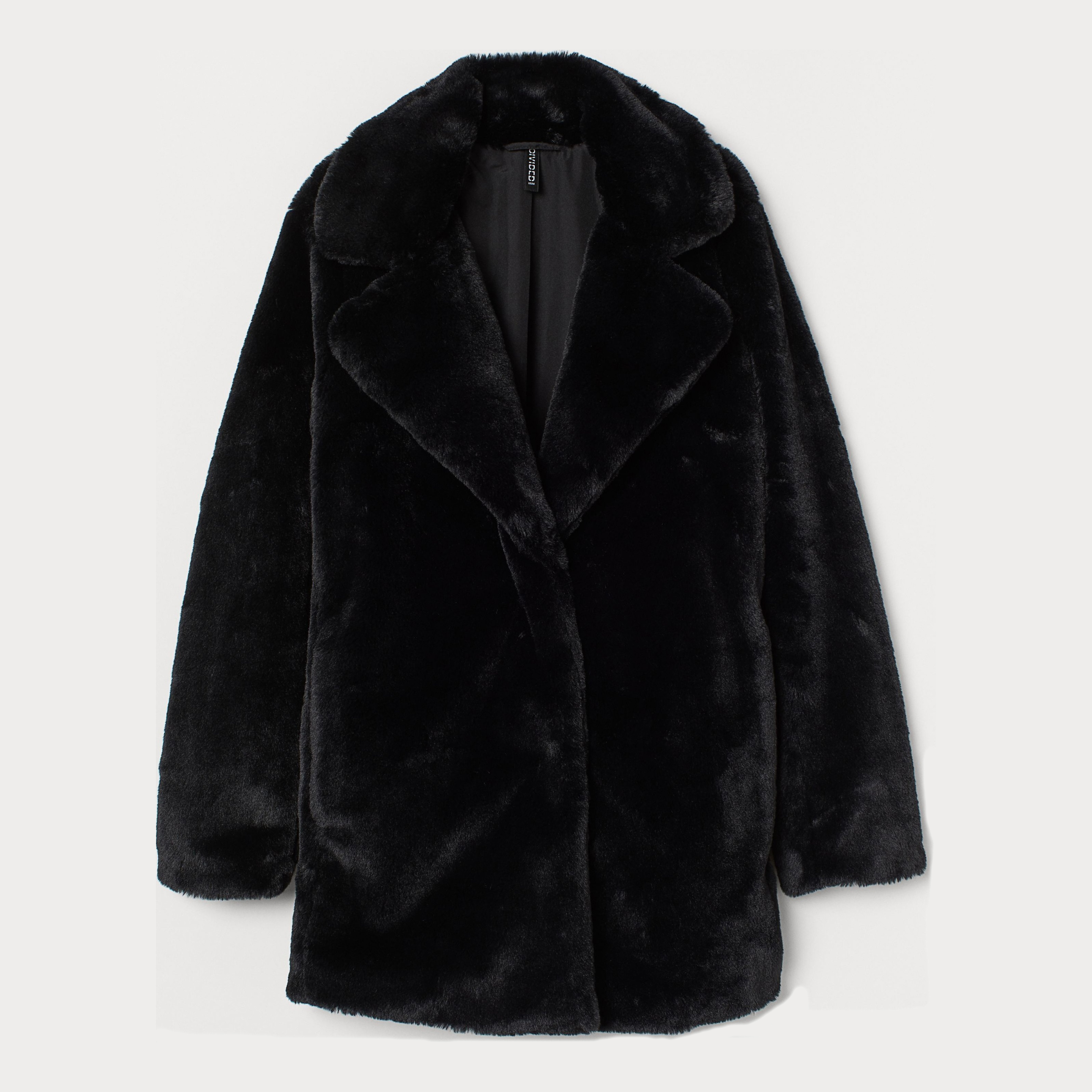 

Шуба H&M KK7604540 S Черная