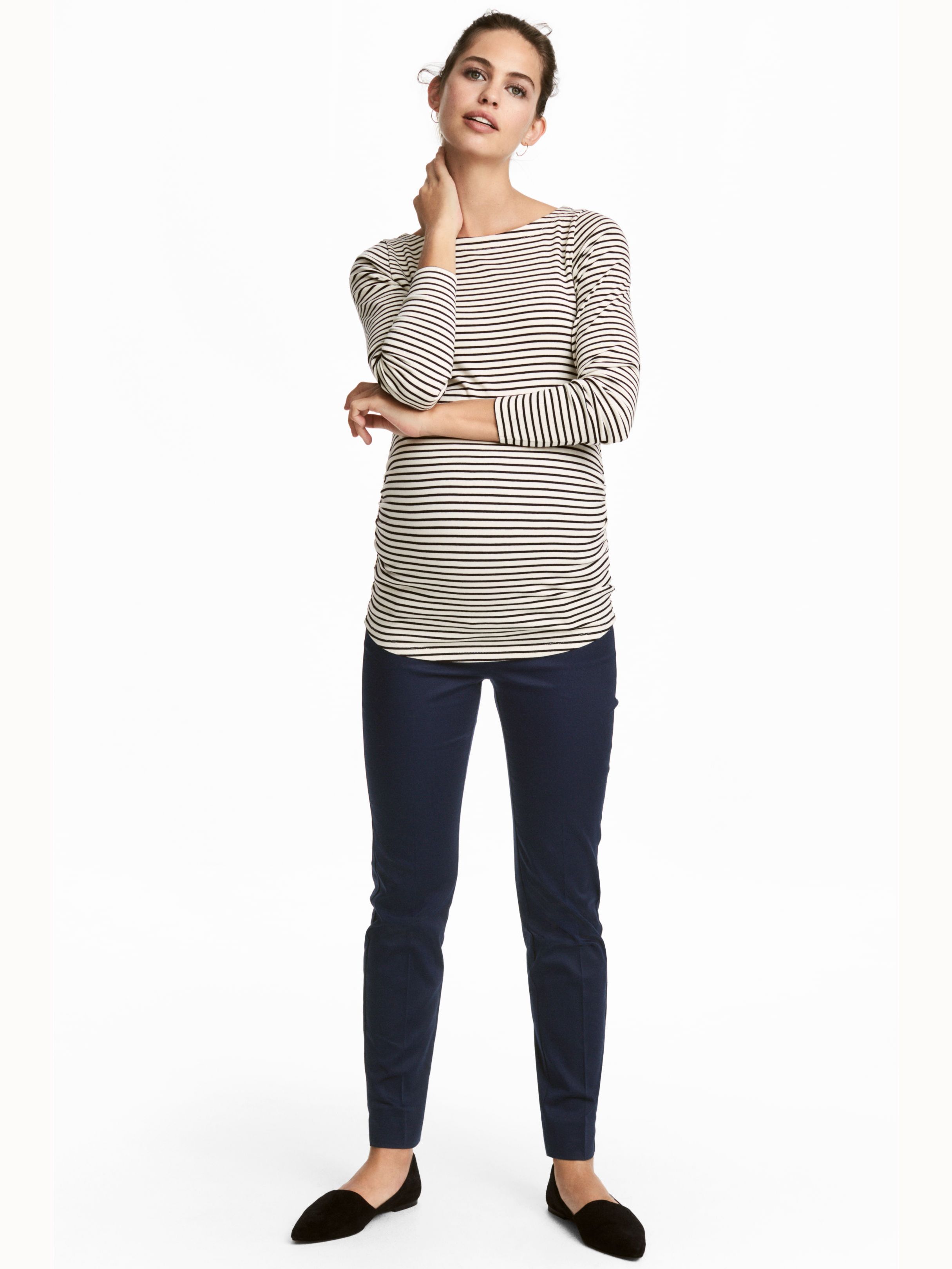 

Брюки H&M 5456996-AAQJ 44 Темно-синие