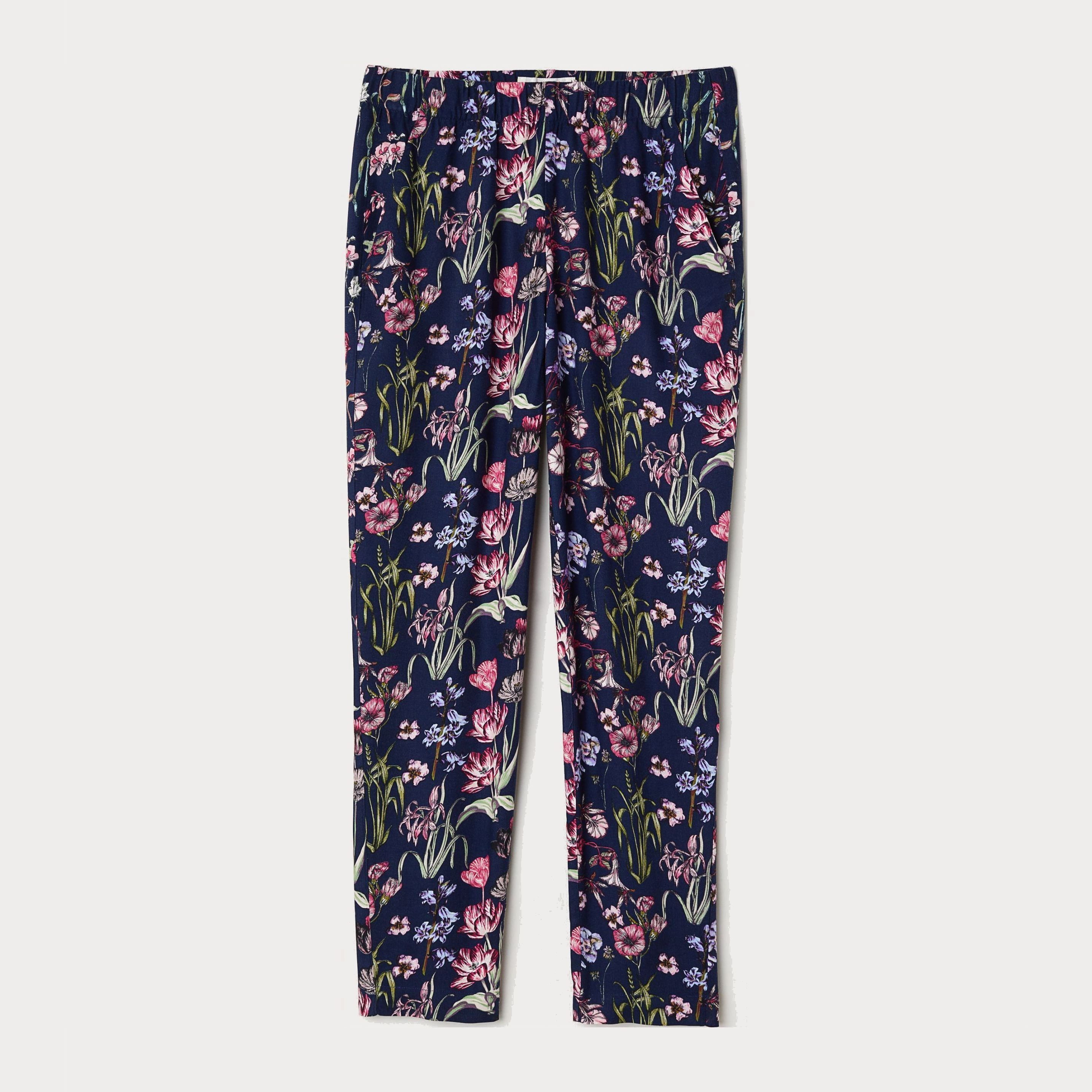 

Брюки H&M 6269907-AAYV 36 Синие с разноцветным