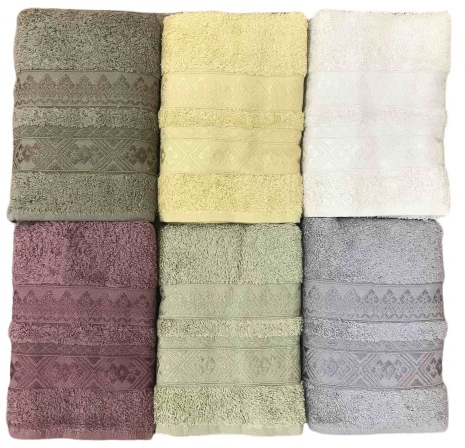 

Набор махровых полотенец Sikel Cotton Saray 70х140 6 шт