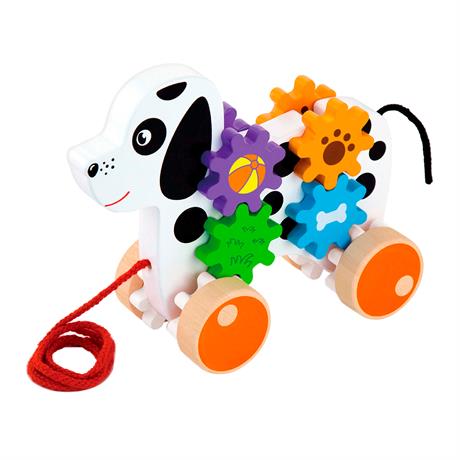 

Деревянная каталка Viga Toys Собачка (50977) с шестеренками