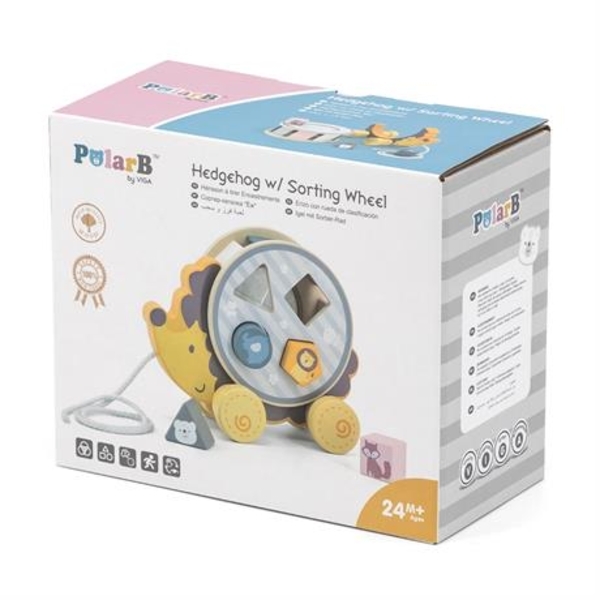 

Каталка сортер Viga Toys PolarB Їжачок (44025)