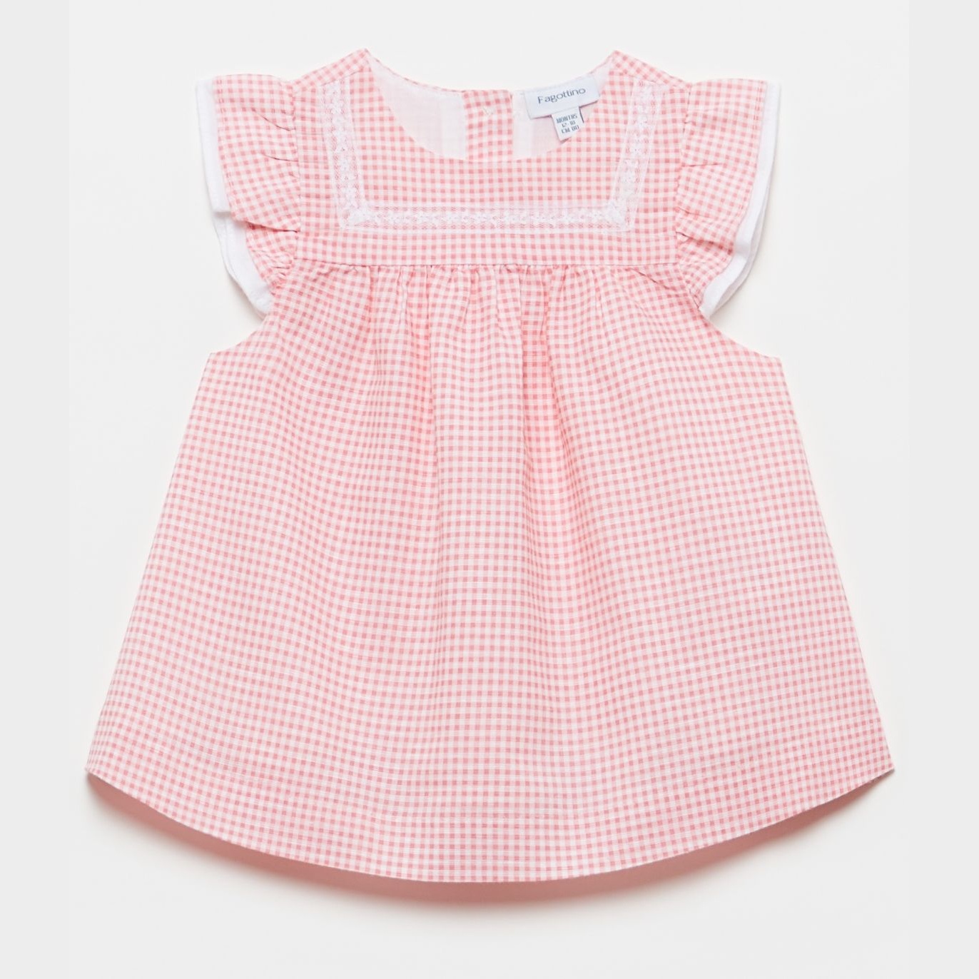 

Блузка OVS 1129816 86 см Pink/White Check