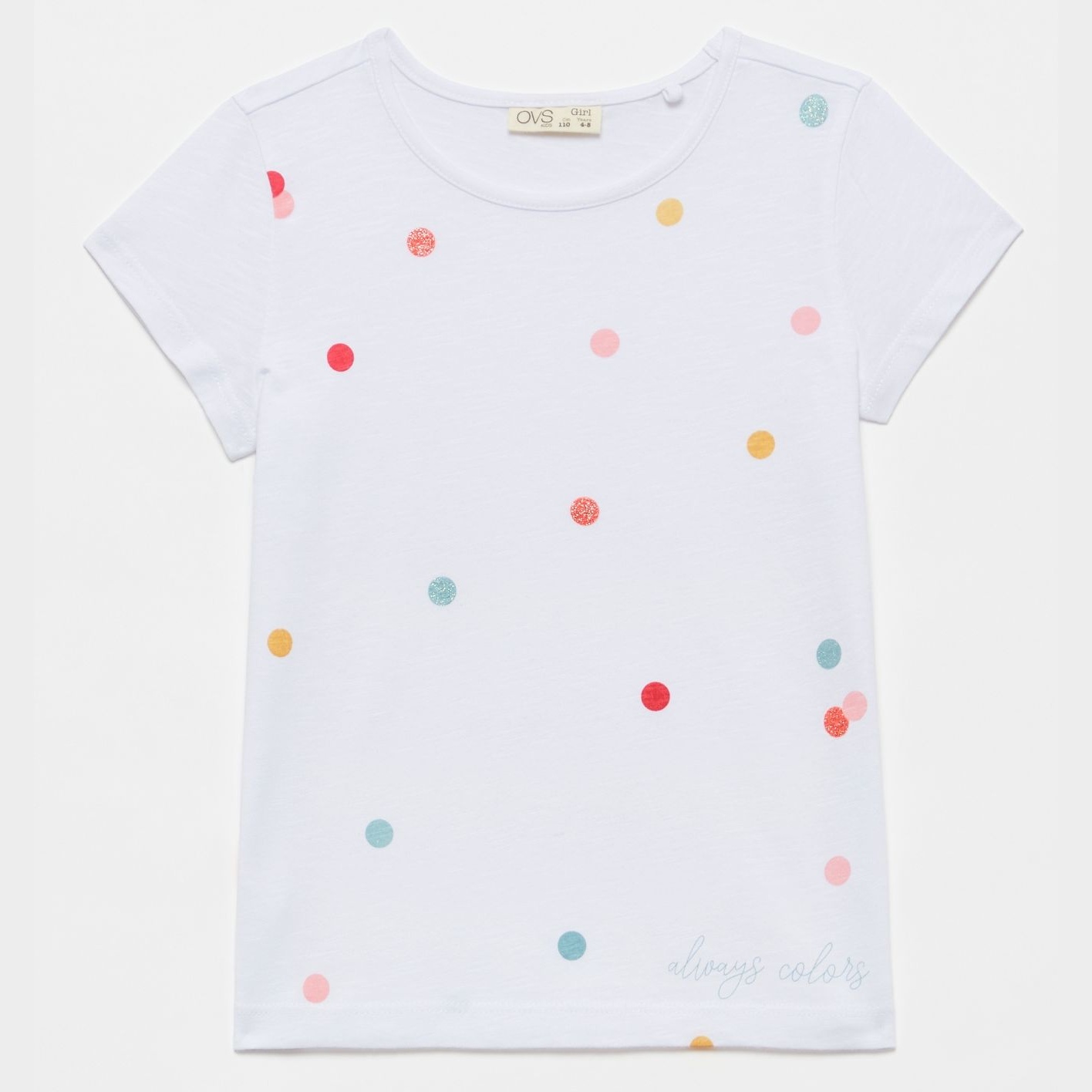 

Футболка OVS 1164143 116 см White