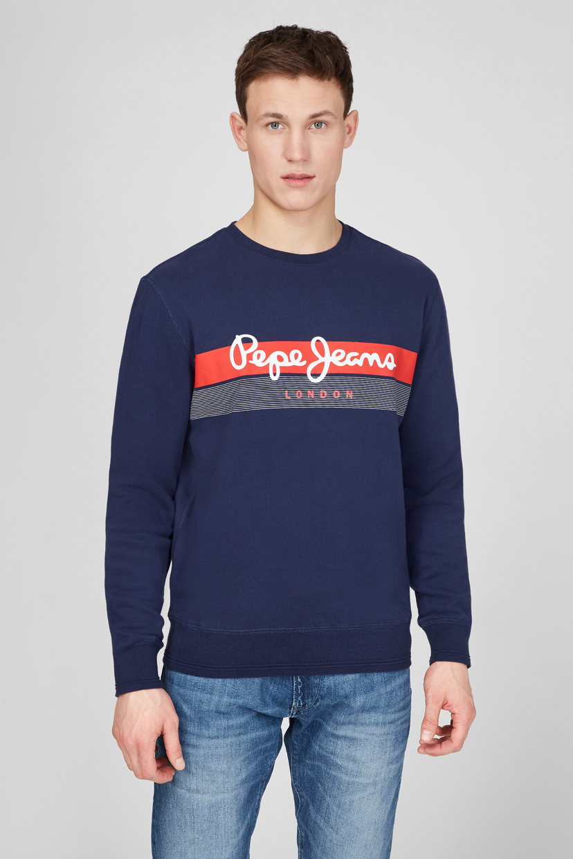 

Мужской синий свитшот ELVIN Pepe Jeans XXL PM582007