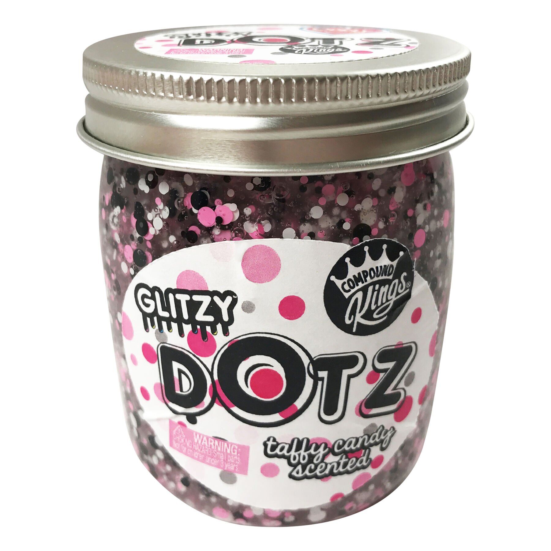 

Лизун Compound Kings Slime Glitzy Dotz з ароматом іриски 210 г (300146-4)