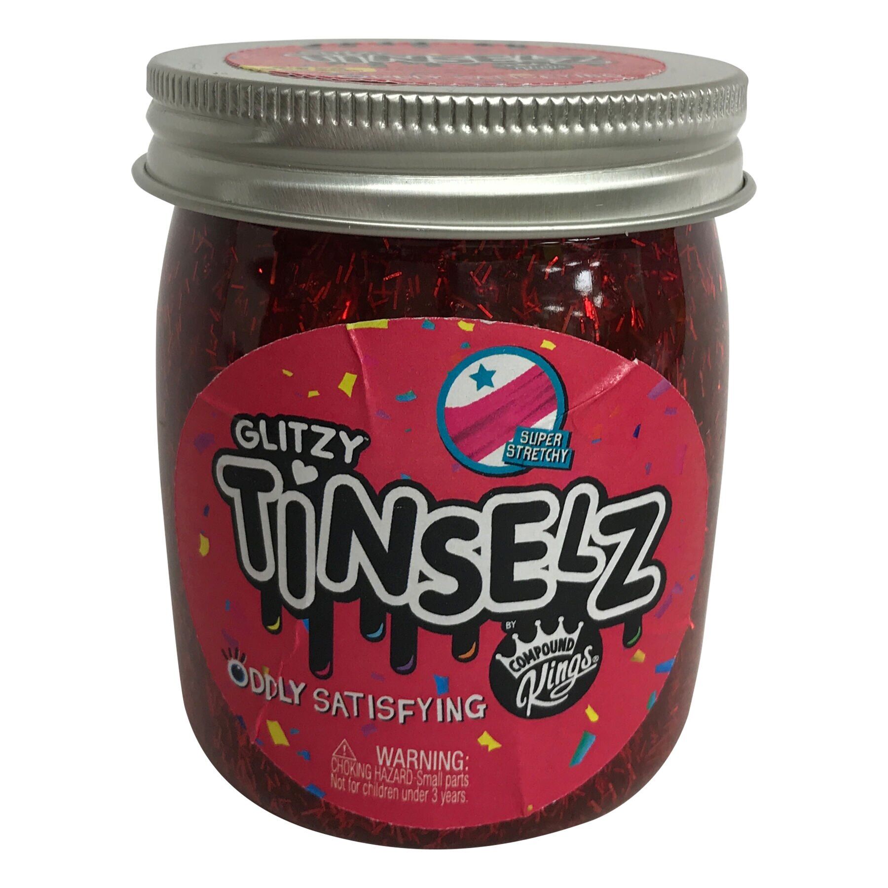 

Лизун Compound Kings Slime Glitzy Tinselz з ароматом вишні 210 г (300189-3)