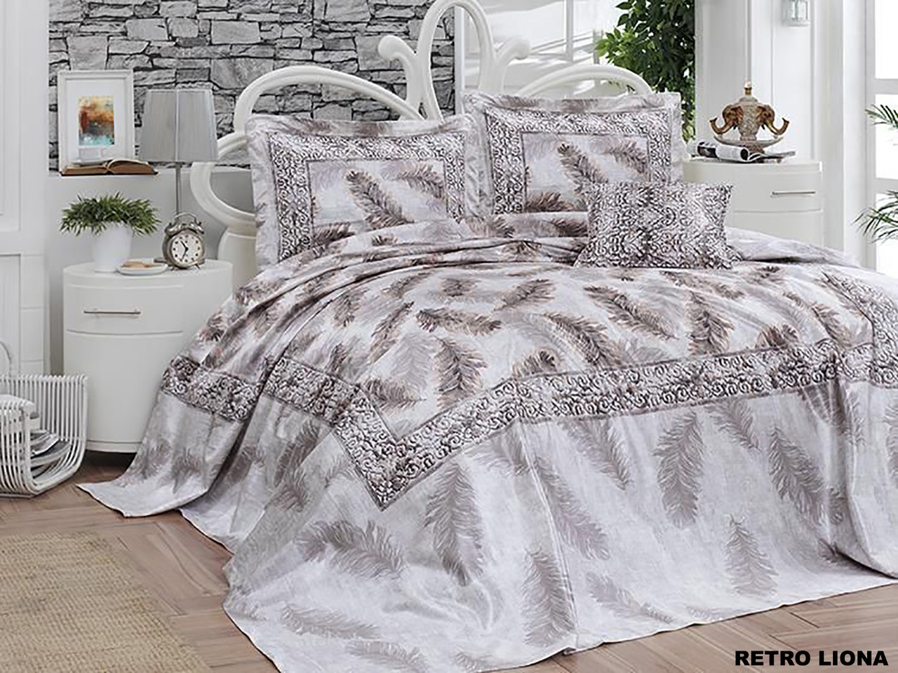 

Покрывала на кровать "First Choice" Retro Liona 240*260+2нав. 50*70+1нав. 40*40