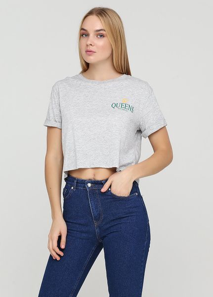 

Футболка H&M S Серая (1093-346)