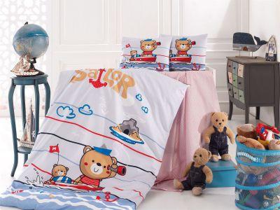 

Детское постельное белье для новорожденных NAZENIN Sailor 100*150