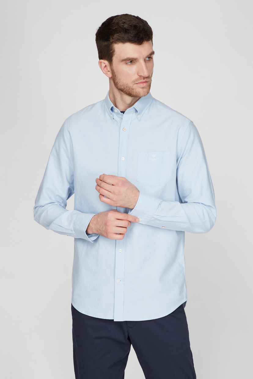 

Мужская голубая рубашка REG BEEFY OXFORD Gant XXL 3007470