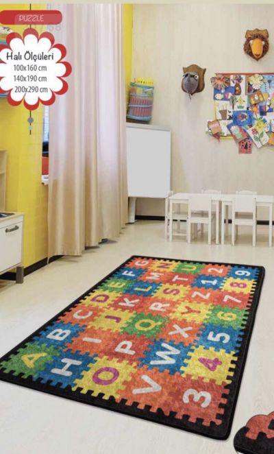 

Ковер детский безворсовый Chilai Home 100 х 160 см., Puzzle