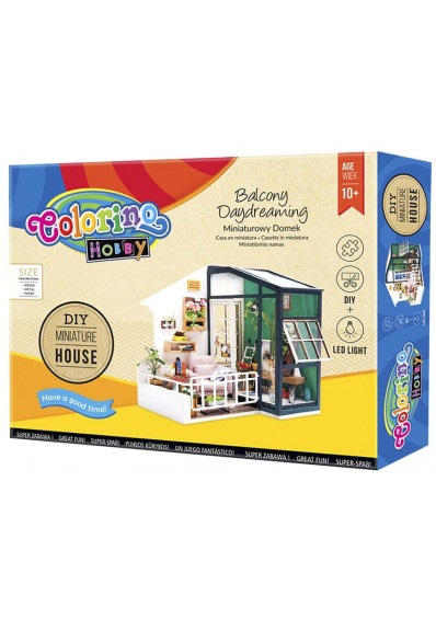 

Набір для творчості Colorino Balcony Daydreaming Мініатюрний будинок (37237PTR)