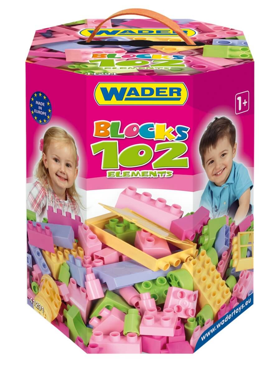 

Конструктор Wader 102 елементи для дівчаток (41291)