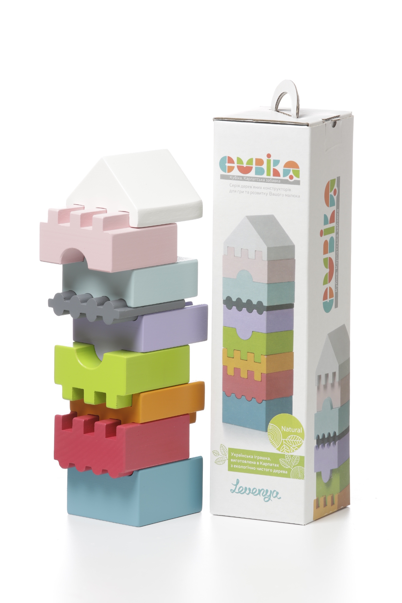 

Дерев'яна пірамідка Cubika LD-2 9 деталей (11315)