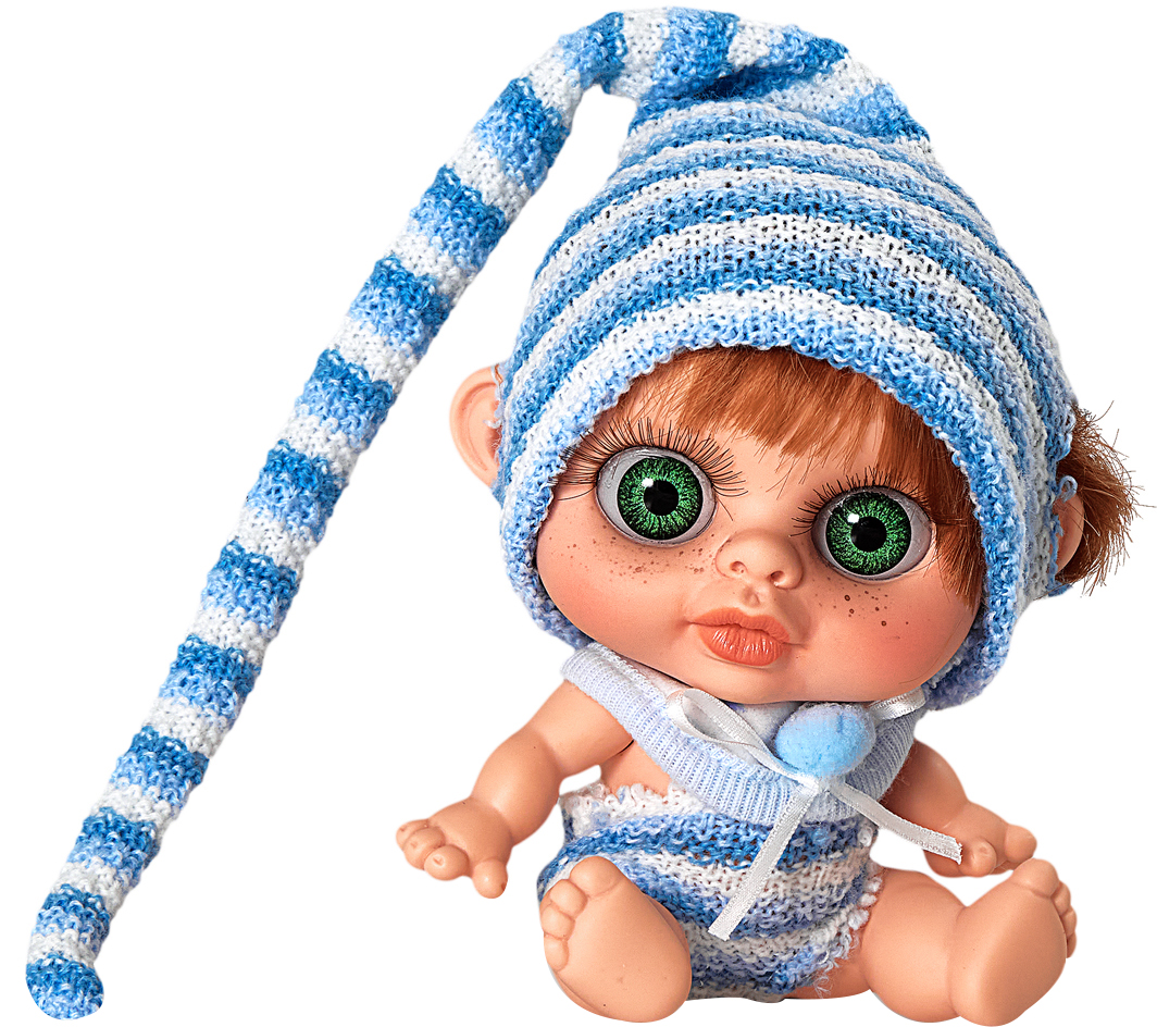 

Лялька пупс Berjuan Baby Biggers Castano з запахом ванілі 14 см (BJN-24101)
