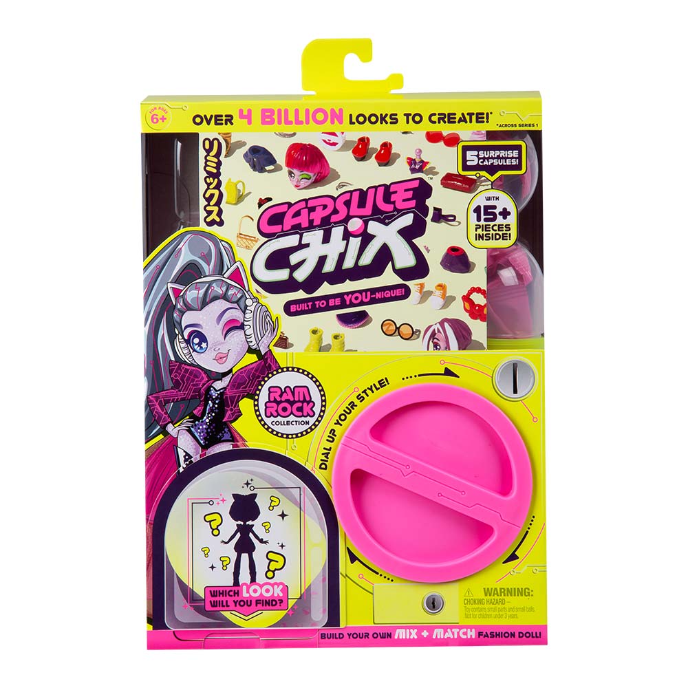 

Ляльковий набір Moose Capsule chix Дикий рок сюрприз (59203)