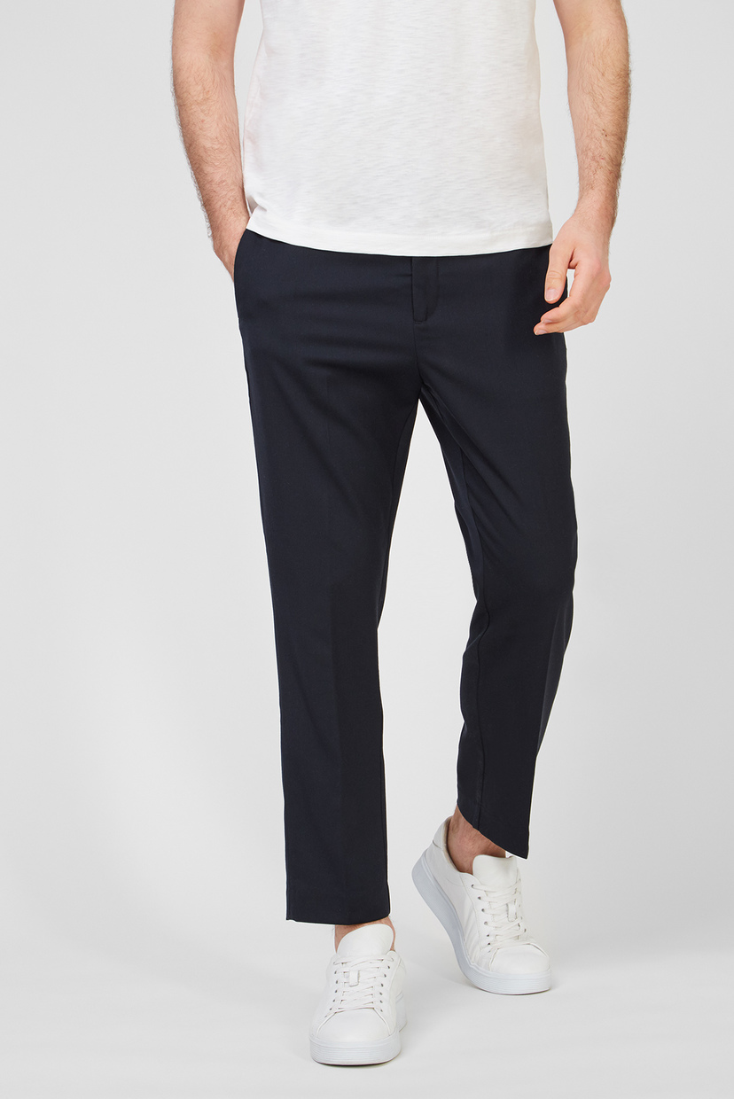 

Мужские темно-синие брюки TWILL DRAWSTRING Gant  1505090, Мужские темно-синие брюки TWILL DRAWSTRING Gant 50 1505090