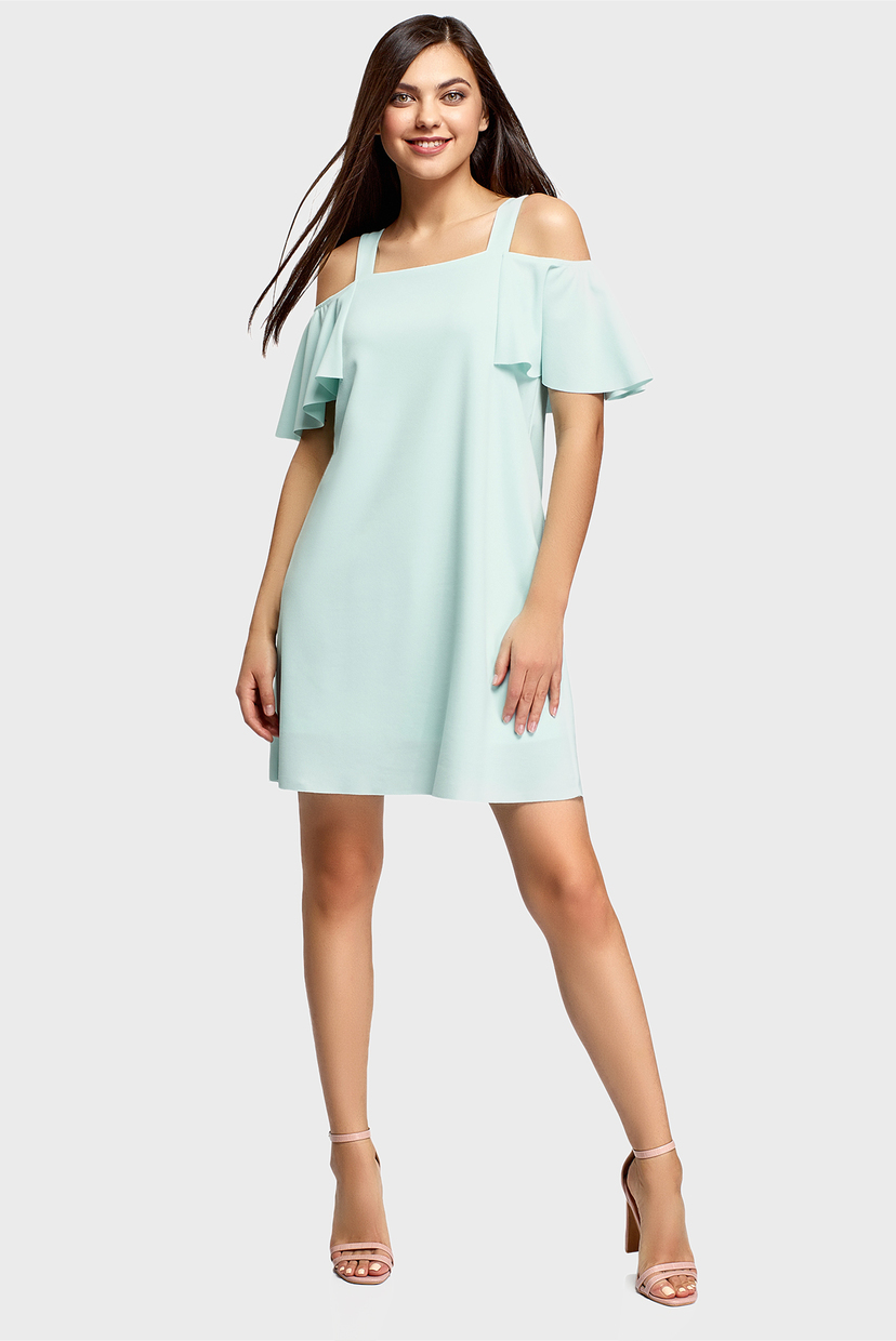 

Женское мятное платье Oodji  14000173-1/48053/6500N, Женское мятное платье Oodji M 14000173-1/48053/6500N