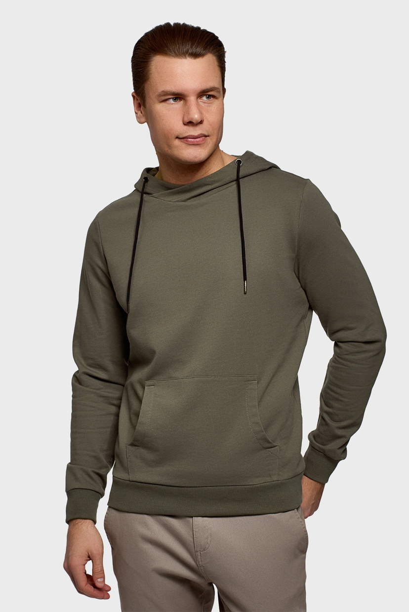 

Мужское оливковое худи Oodji  5B111004M/47648N/6800N, Мужское оливковое худи Oodji XL 5B111004M/47648N/6800N
