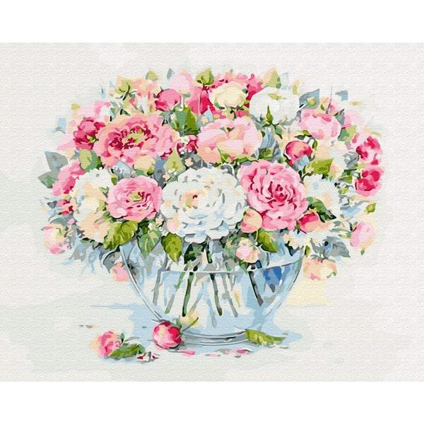 

Картина по номерам "Цветы" BrushMe холст на подрамнике 40x50см GX33800