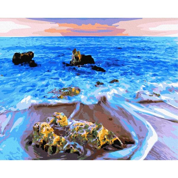 

Картина по номерам "Прибой" BrushMe холст на подрамнике 40x50см GX37974