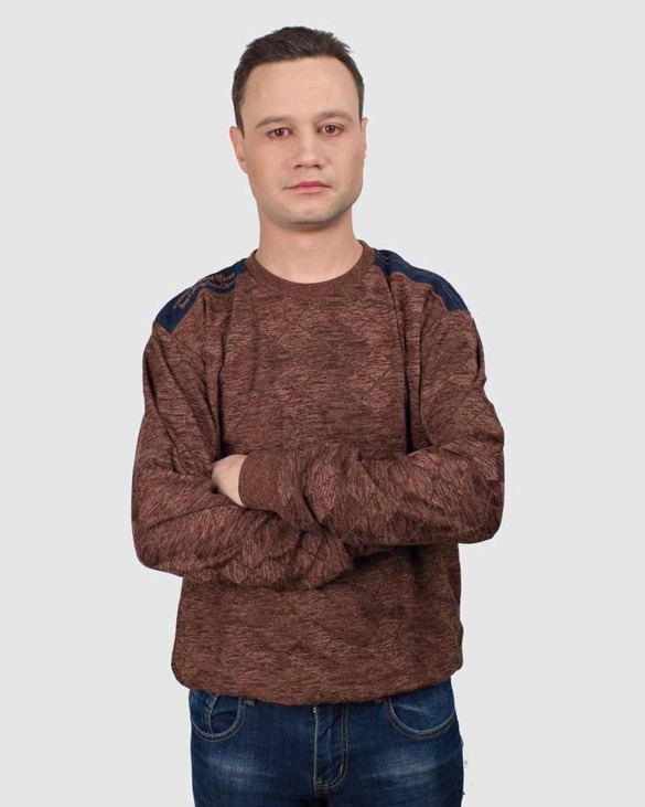

Кофта By Rozan MH411  коричневий, Кофта By Rozan MH411 XL коричневий