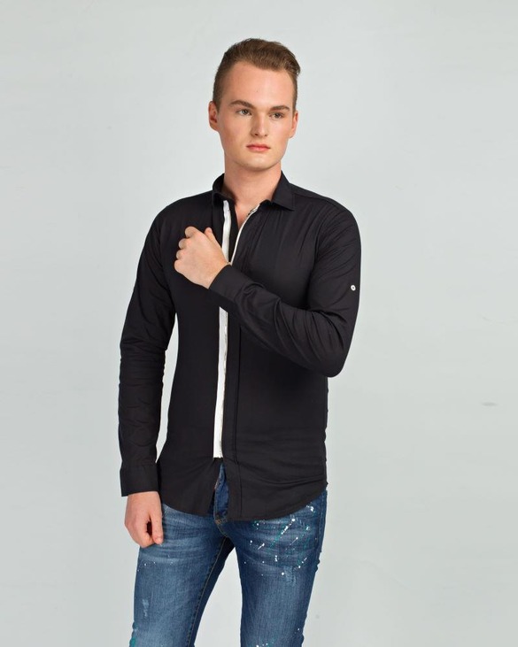 

Сорочка BLCK4 MH033  чорний, Сорочка BLCK4 MH033 S чорний