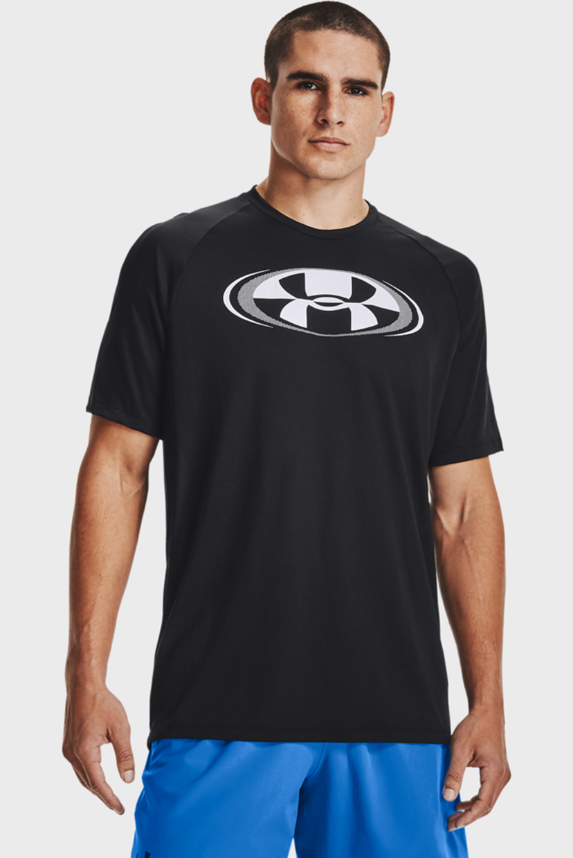 

Мужская черная футболка UA TECH 2.0 CIRCUIT SS Under Armour L 1361699-001