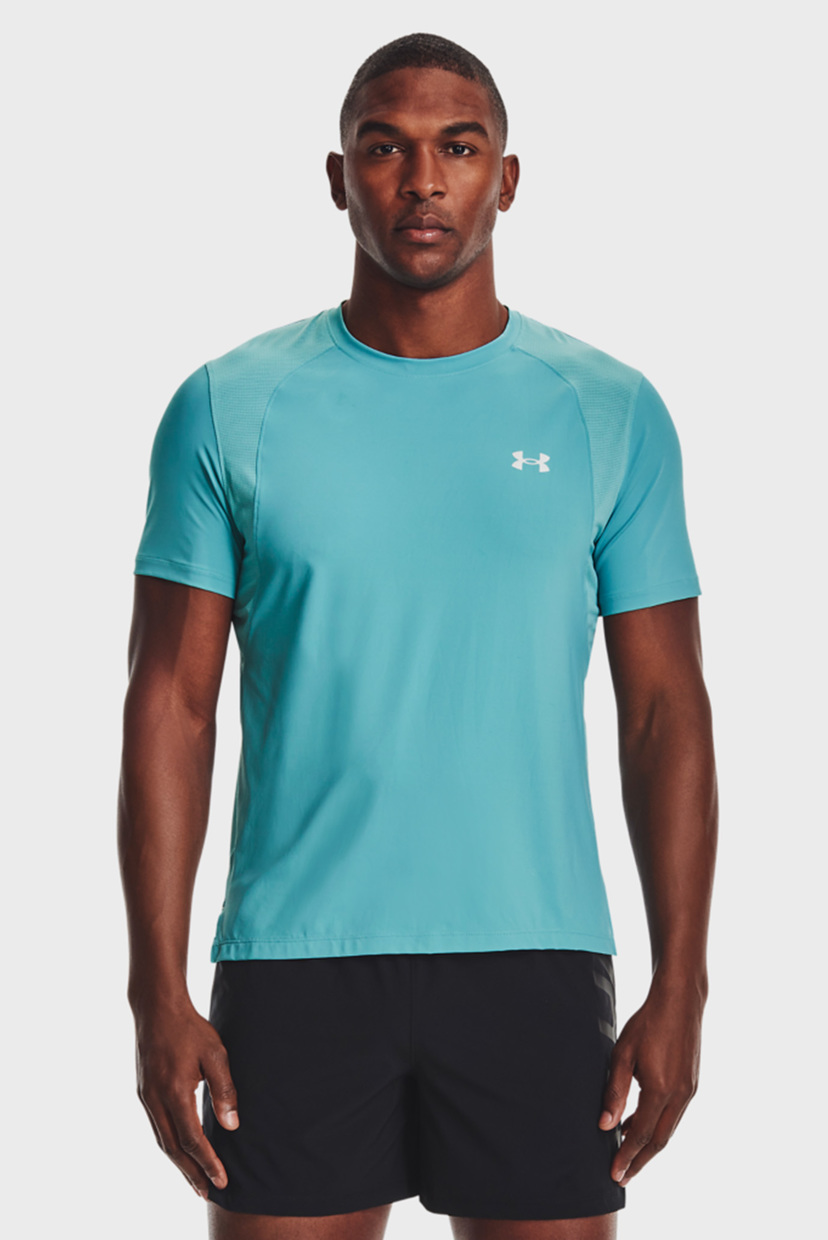 

Мужская бирюзовая футболка UA Iso-Chill Run 200 SS Under Armour XXL 1361928-476