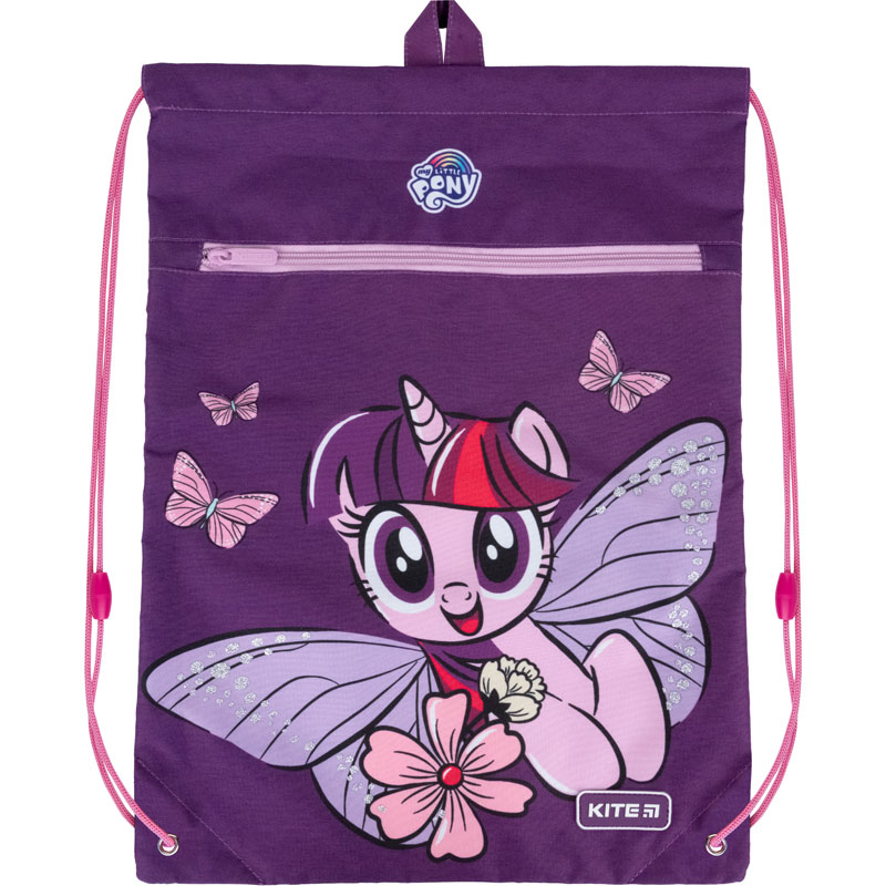 

Сумка для обуви Kite Education My Little Pony с карманом 46х33 см фиолетовая (LP21-601M)