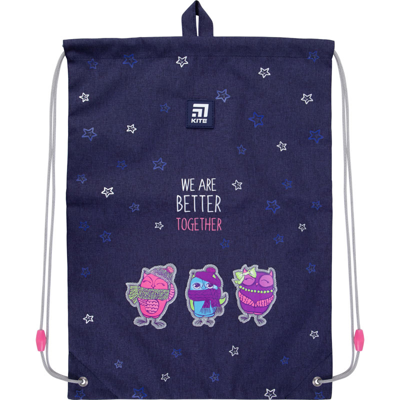 

Сумка для обуви Kite Education Better together 46х33 см синяя (K21-600M-3)