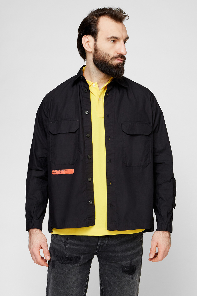 

Мужская черная рубашка Multipocket G-Star RAW S D18987,A790