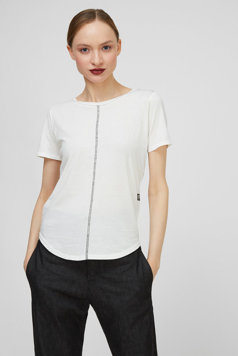 

Женская белая футболка Adjustable Back Slim Fit G-Star RAW M D19205,4107