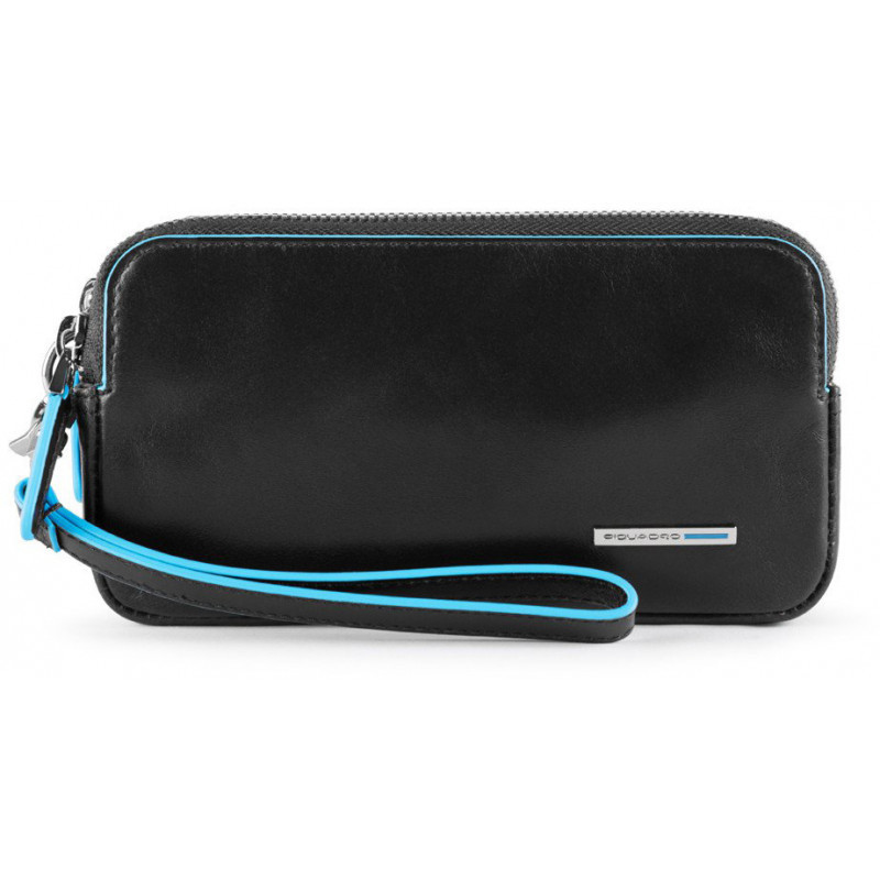 

Клатч кожаный Piquadro Blue Square Black