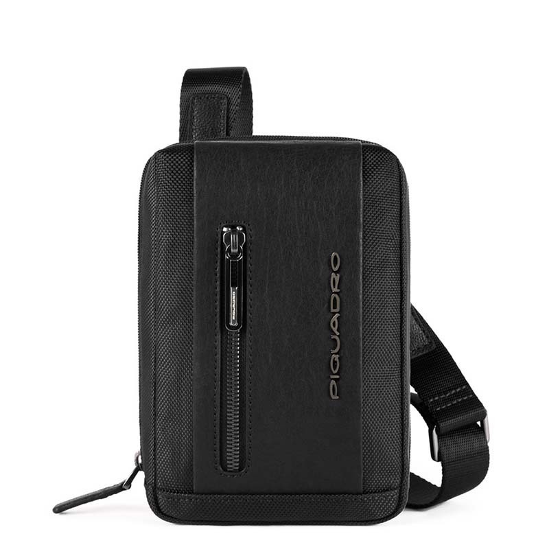

Мужская сумка Piquadro Brief Black наплечная-на пояс