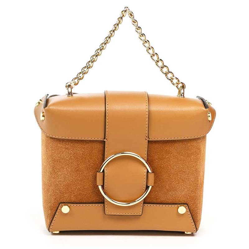 

Клатч кожаный Italian Bags Коньячный