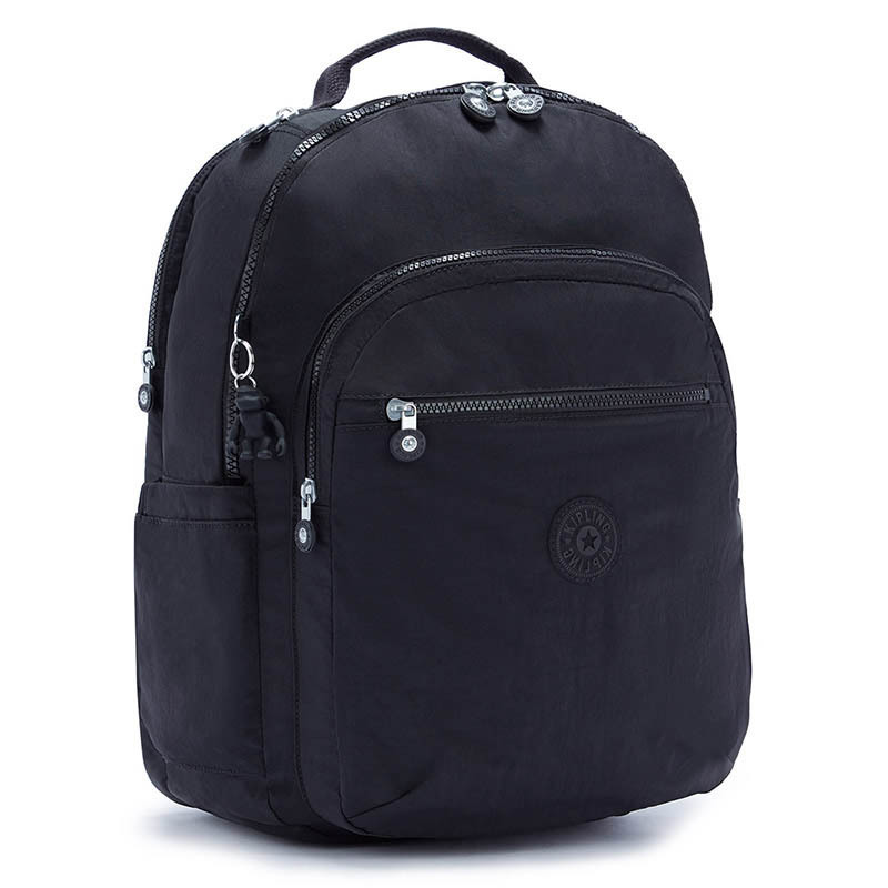 

Городской рюкзак Kipling Seoul XL Black Noir с отд. для ноутбука 17" 33л