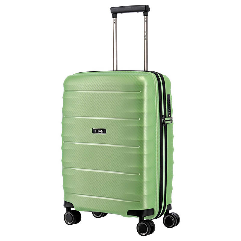 

Чемодан на 4 колесах Titan Highlight Green Metallic S (Ti842406-81)