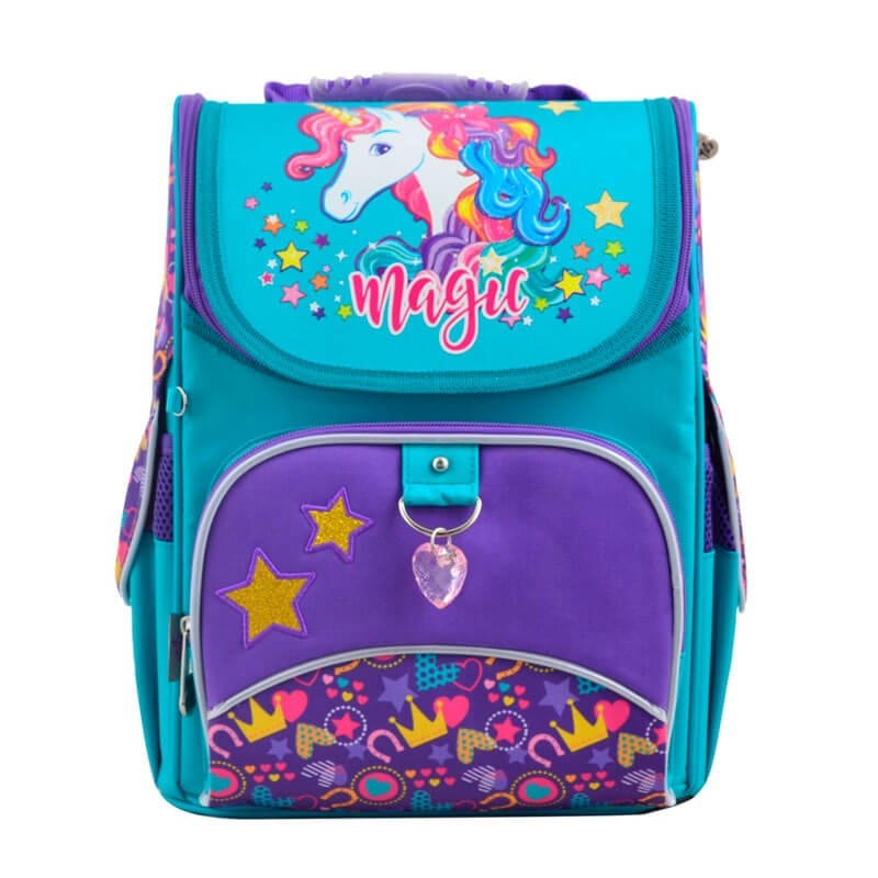 

Рюкзак школьный каркасный Yes Weekend H-11 Unicorn 12л 900гр Голубой