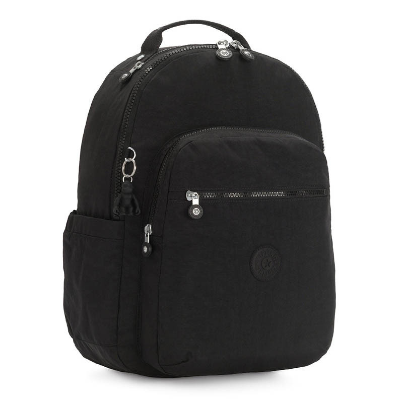 

Городской рюкзак Kipling Seoul Black Noir с отд. для ноутбука 15" 27л