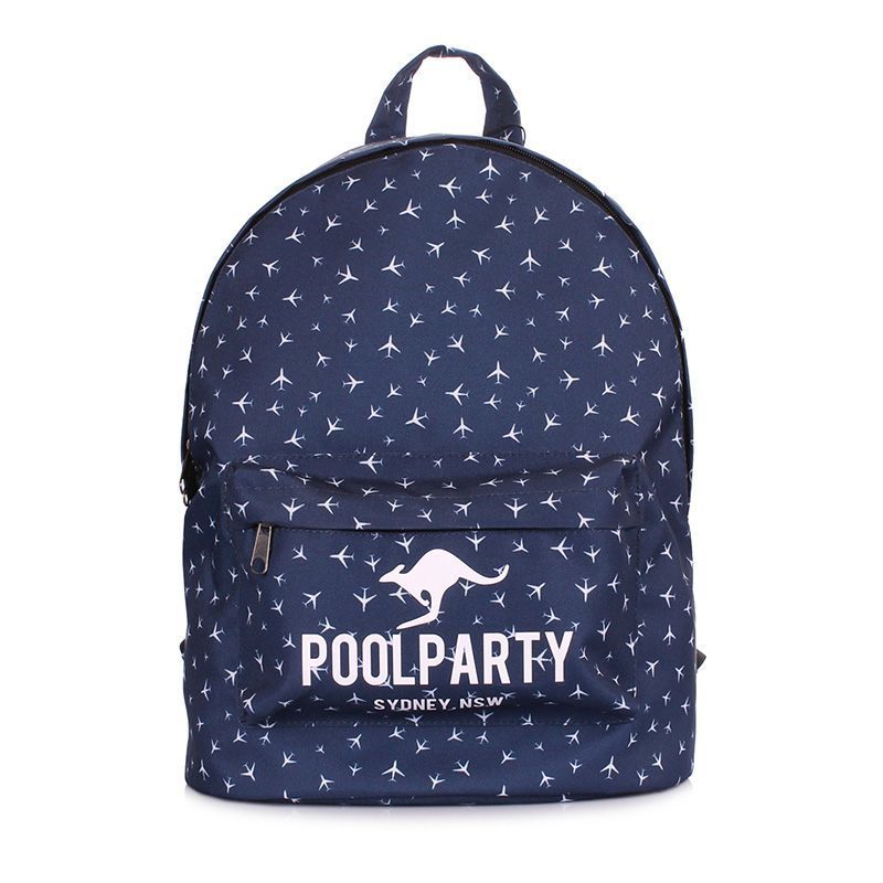 

Городской рюкзак Poolparty с самолетами (backpack-planes-darkblue)