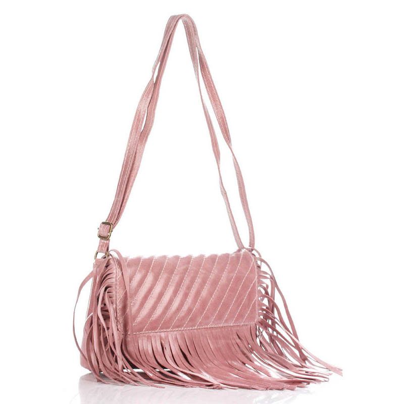 

Женская кожаная сумка Italian Bags Розовый