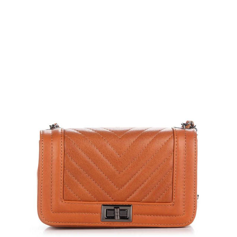 

Клатч женский кожаный Italian Bags Коньячный