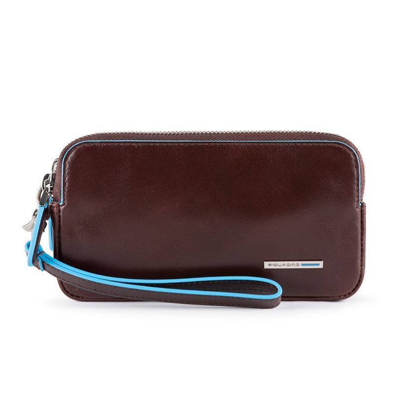 

Клатч кожаный Piquadro Blue Square Cognac